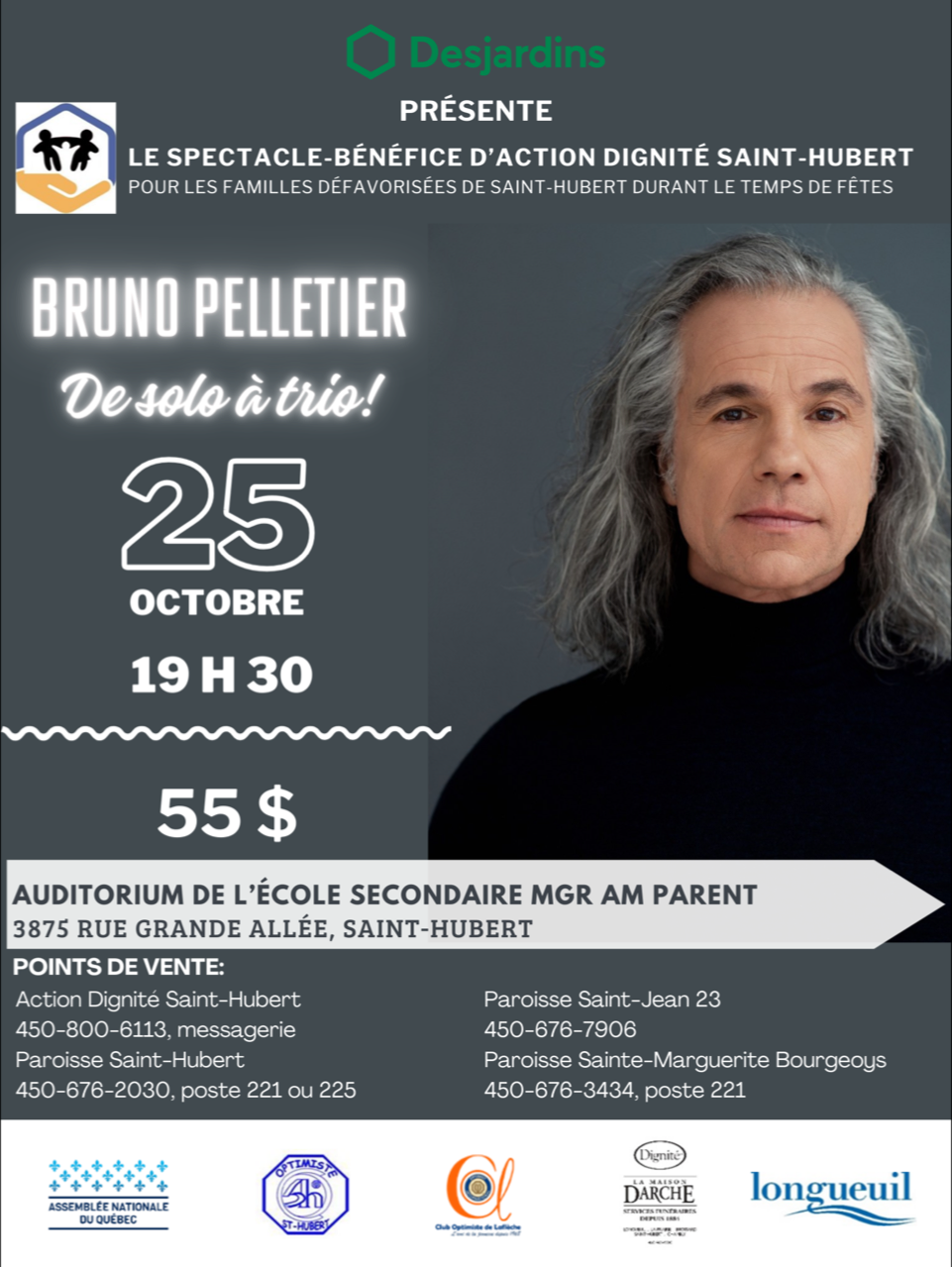 Bruno Pelletier - De solo à trio